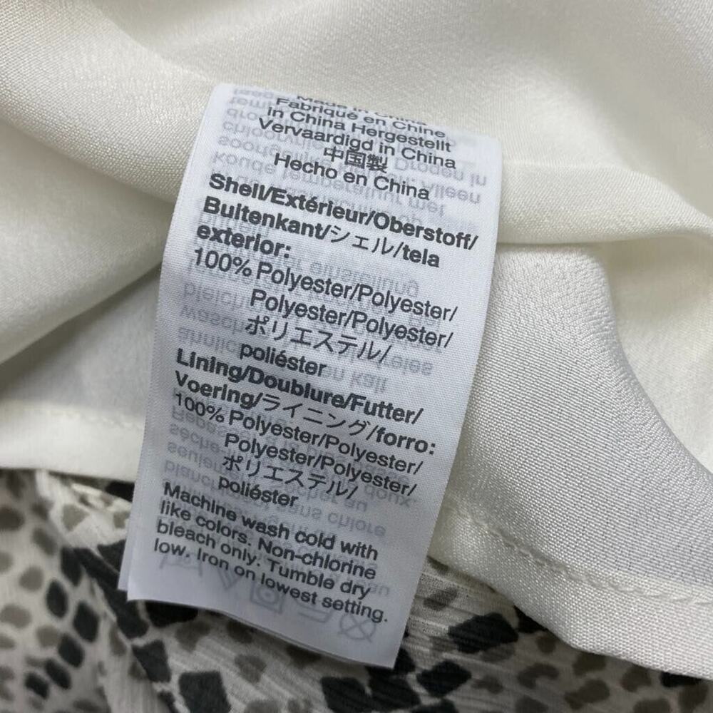 J.Crew Factory Animal Python Snake Print Smocked … - image 6